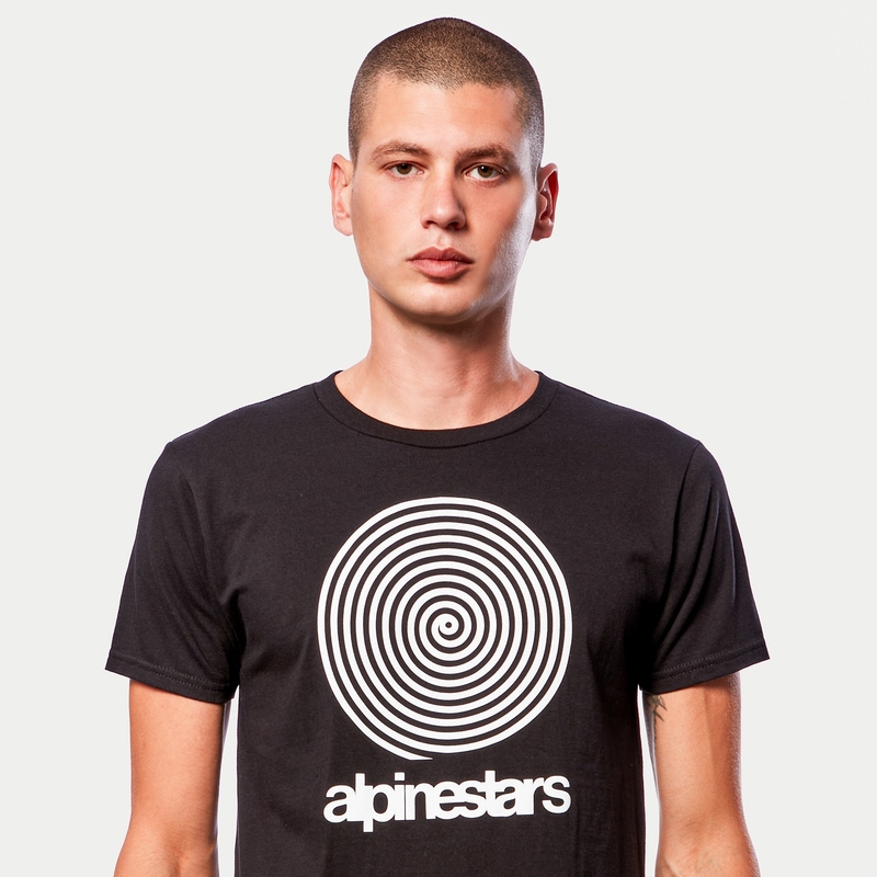 Alpinestars Real Spiral T-shirt zwart-wit