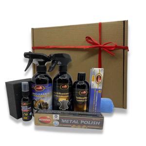Autosol geschenkset voor het reinigen van motorfietsen en leren accessoires