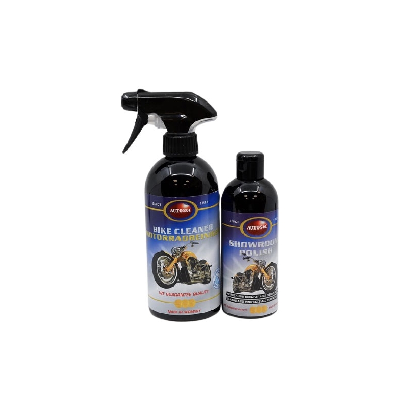 Autosol Motorfietsfietsreiniger en Showroom Polish Kit