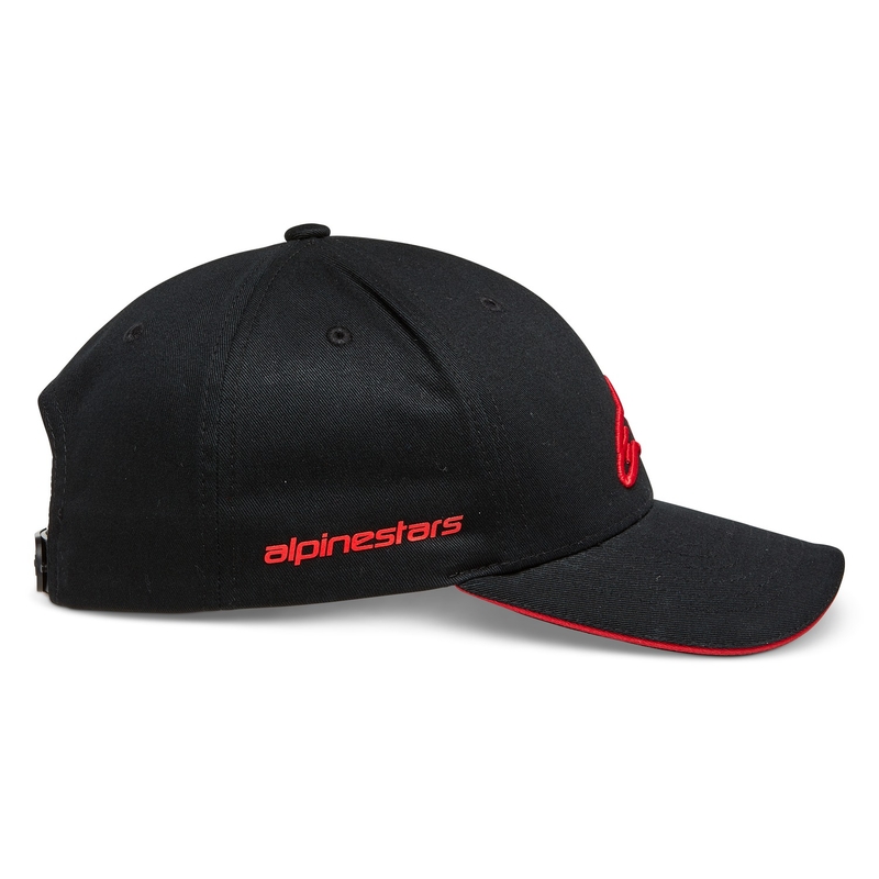 Alpinestars Rostrum muts zwart en rood