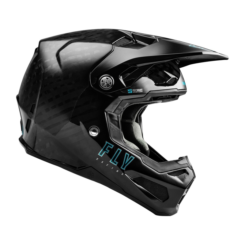 Motorcrosshelm FLY Racing Formula S Carbon Zwart