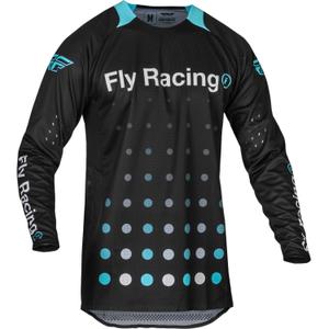 Motorcross trui FLY Racing Evolution DST 2024 zwart en blauw uitverkoop