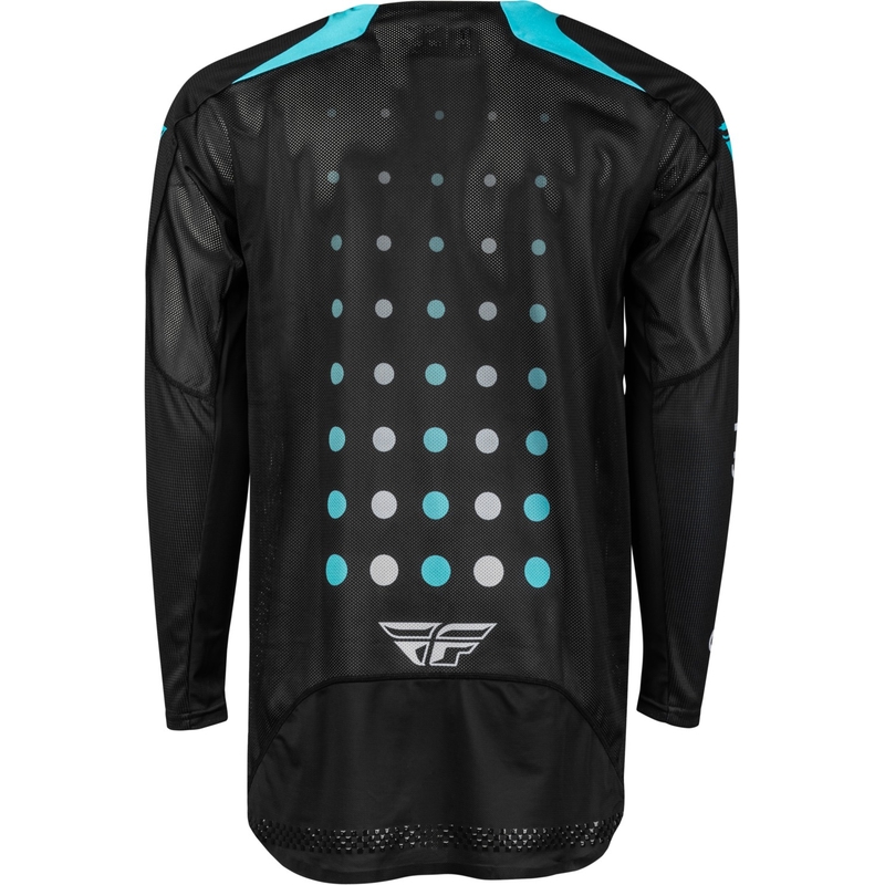 FLY Racing Evolution DST crossshirt zwart-blauw in de aanbieding uitverkoop
