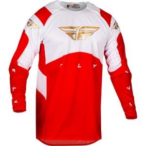 Motorcross trui FLY Racing Evolution DST 2024 rood en wit uitverkoop