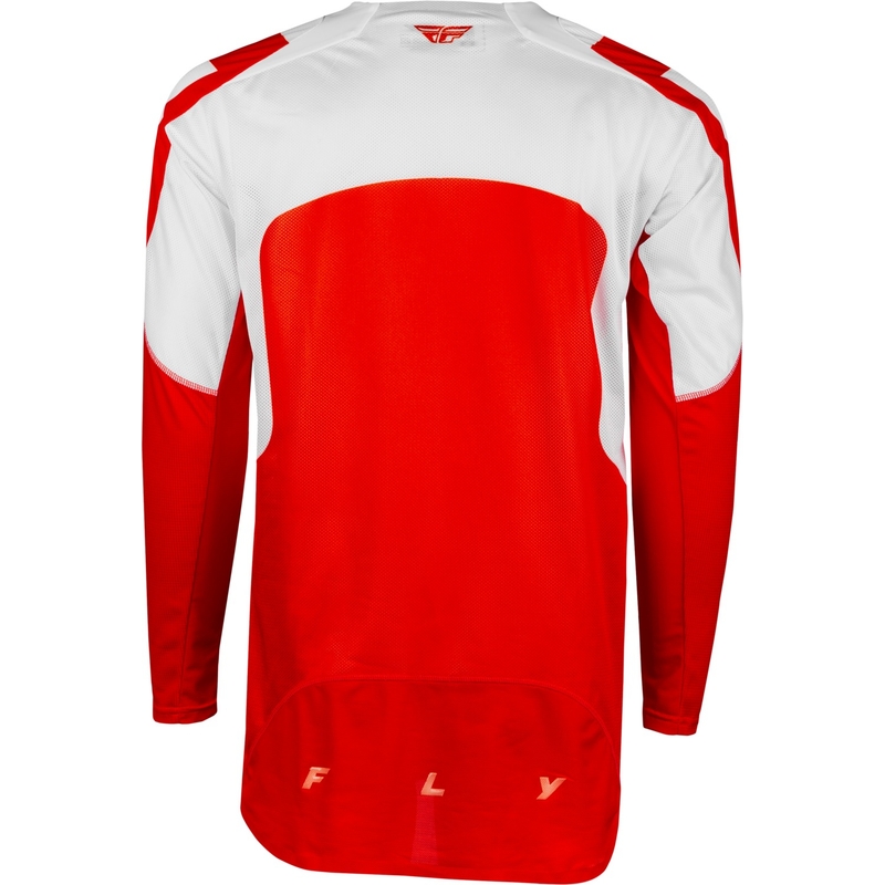 Motorcross trui FLY Racing Evolution DST 2024 rood en wit uitverkoop