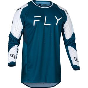 Motorcross trui FLY Racing Evolution DST 2024 blauw en wit uitverkoop
