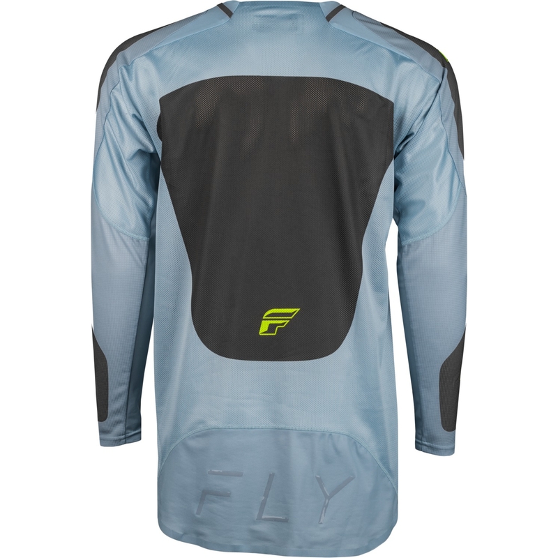 Motocross shirt FLY Racing Evolution DST grijs-zwart-fluo groen uitverkoop