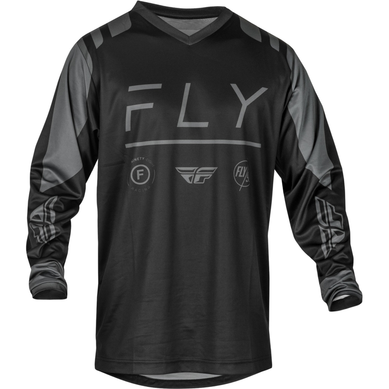 Motorcross trui FLY Racing F-16 2024 zwart-grijs