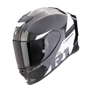 Integraalhelm Scorpion EXO-R1 EVO Carbon Air Rally zwart-wit