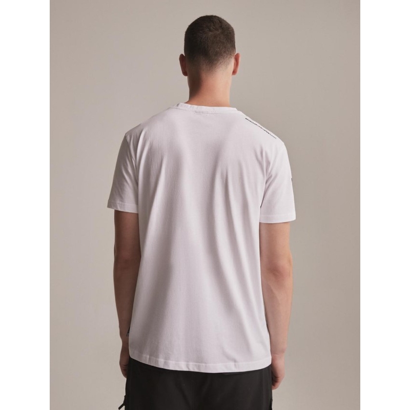 T-shirt DAKAR DKR Logo 123 wit uitverkoop