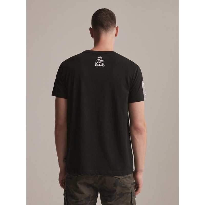 T-shirt DAKAR DKR Logo 23 zwart