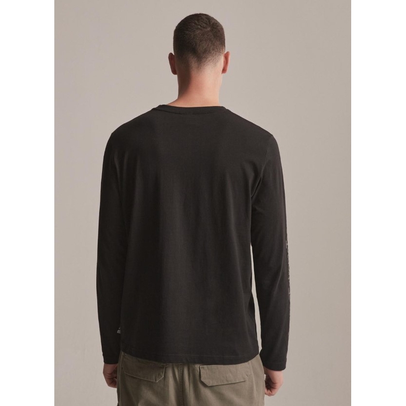 T-shirt lange mouw DAKAR DKR LG REF zwart