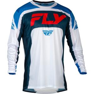 Motorcross trui FLY Racing Lite 2024 rood-wit-blauw uitverkoop