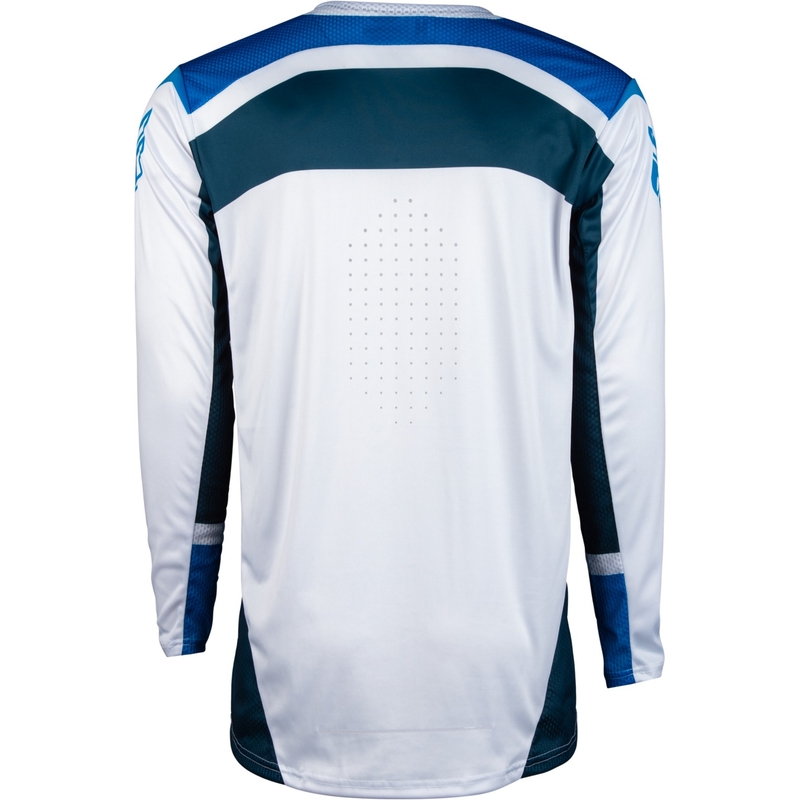 FLY Racing Lite motorcross shirt rood-wit-blauw uitverkoop