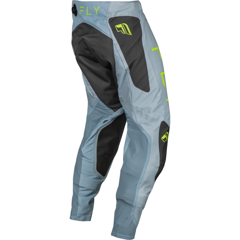 Motorcrossbroek FLY Racing Evolution DST 2024 grijs-zwart-fluogroen uitverkoop