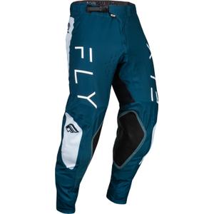Motorcrossbroek FLY Racing Evolution DST 2024 blauw en wit