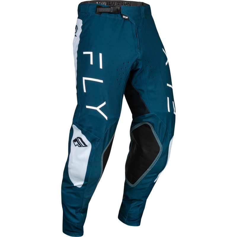 FLY Racing Evolution DST motorcrossbroek blauw-wit