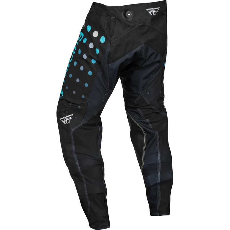 FLY Racing Evolution DST crossbroek zwart-blauw