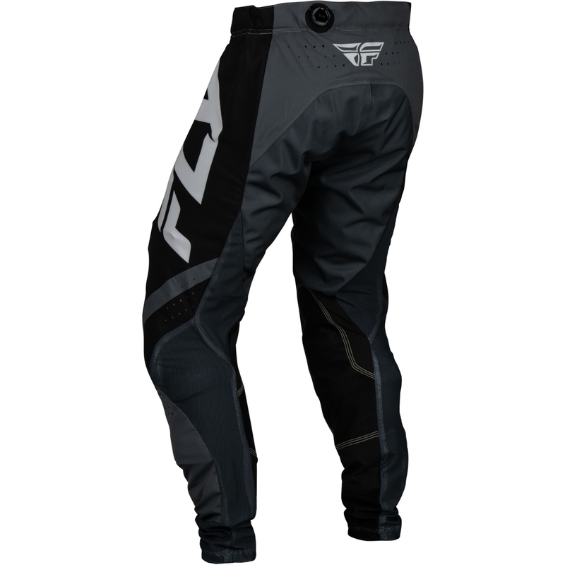 FLY Racing Lite motorcrossbroek donkergrijs-zwart uitverkoop