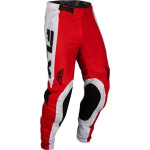 Motorcrossbroek FLY Racing Lite 2024 rood-wit-zwart