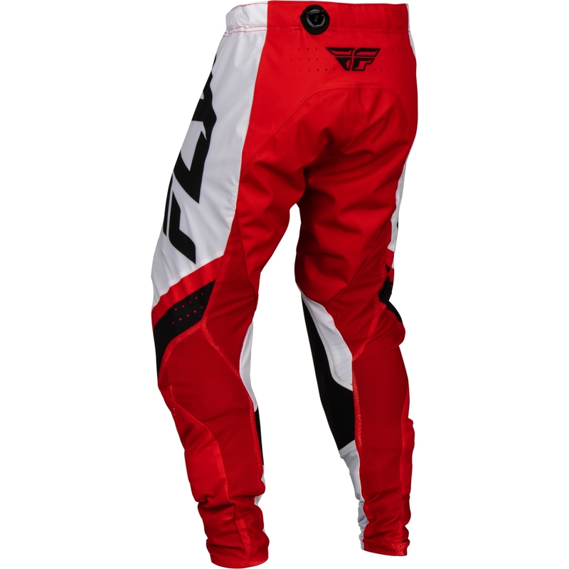 Motorcrossbroek FLY Racing Lite 2024 rood-wit-zwart