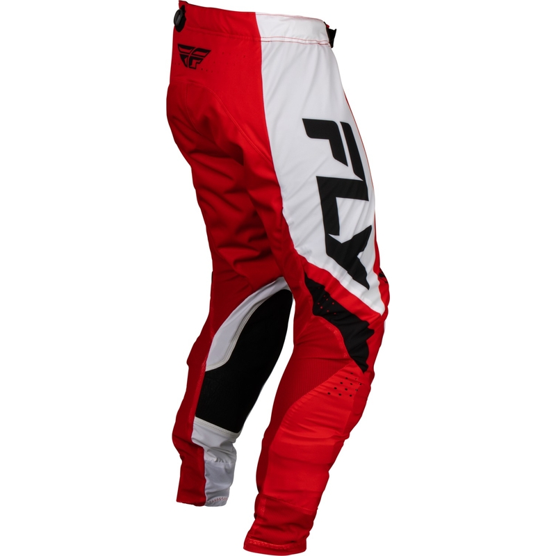 Motorcrossbroek FLY Racing Lite 2024 rood-wit-zwart