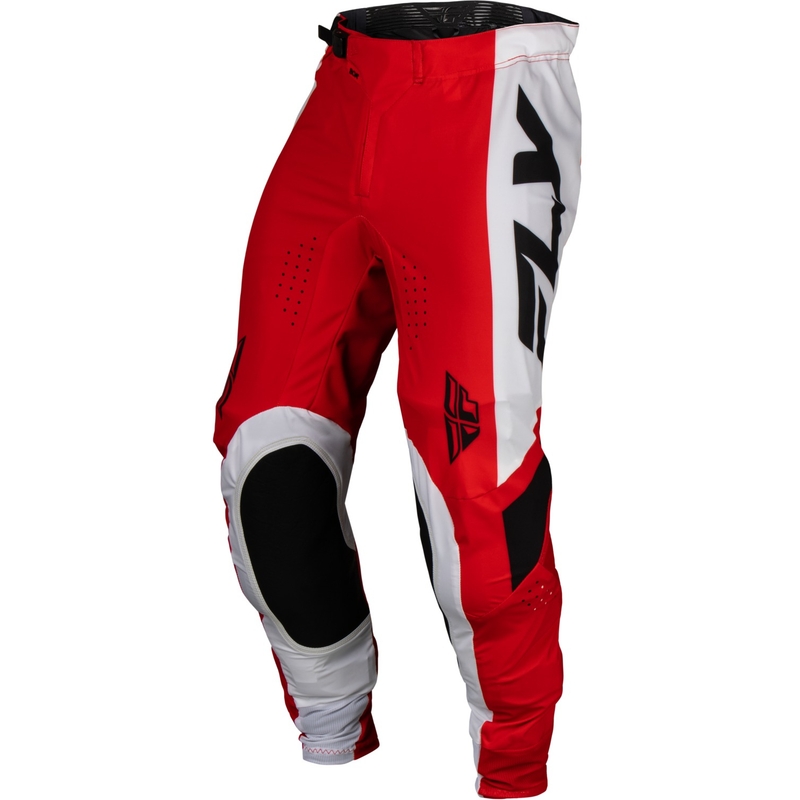 Motorcrossbroek FLY Racing Lite 2024 rood-wit-zwart
