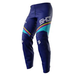 Kinder motorcrossbroek Shot Indy Blauw uitverkoop