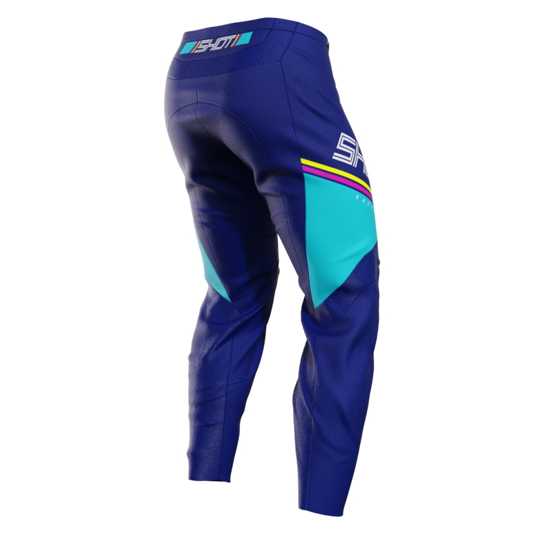 Kinder motorcrossbroek Shot Indy Blauw uitverkoop