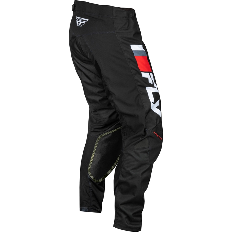 FLY Racing Kinetic Prix motorcrossbroek rood-grijs-wit
