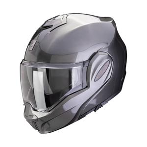 Scorpion EXO-TECH EVO PRO SOLID metallic grijze kantelhelm