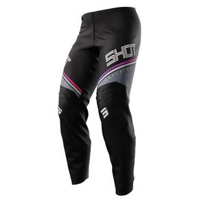 Kinder motorcrossbroek Shot Indy Zwart uitverkoop