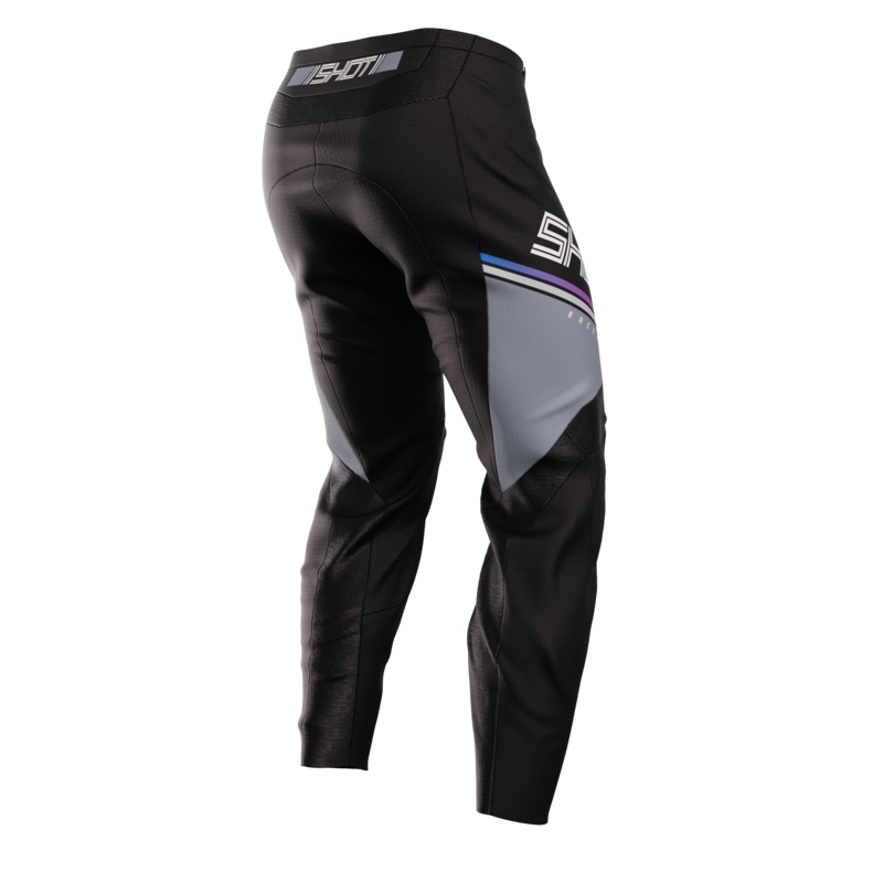 Kinder motorcrossbroek Shot Indy Zwart uitverkoop