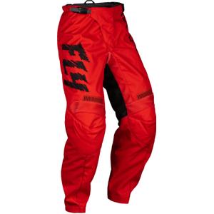 Kinder motorcrossbroek FLY Racing F-16 2024 rood-zwart-grijs uitverkoop