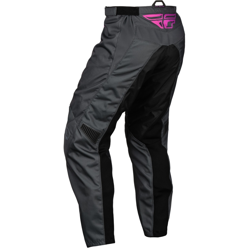 Kindercrossbroek FLY Racing F-16 grijs-zwart-roze uitverkoop