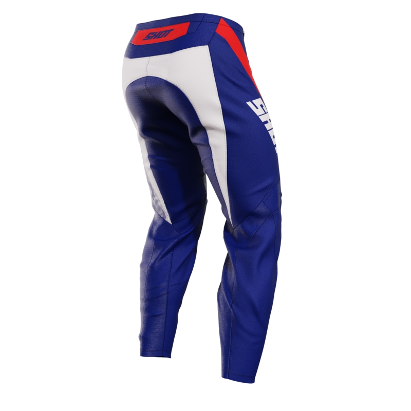 Kinder motorcrossbroek Shot Matrix blauw uitverkoop