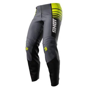 Kinder motorcrossbroek Shot Peak fluo geel uitverkoop