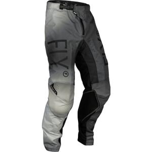 Kinder motorcrossbroek FLY Racing Kinetic Prodigy 2024 zwart-grijs uitverkoop