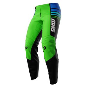 Kinder motorcrossbroek Shot Peak Groen uitverkoop
