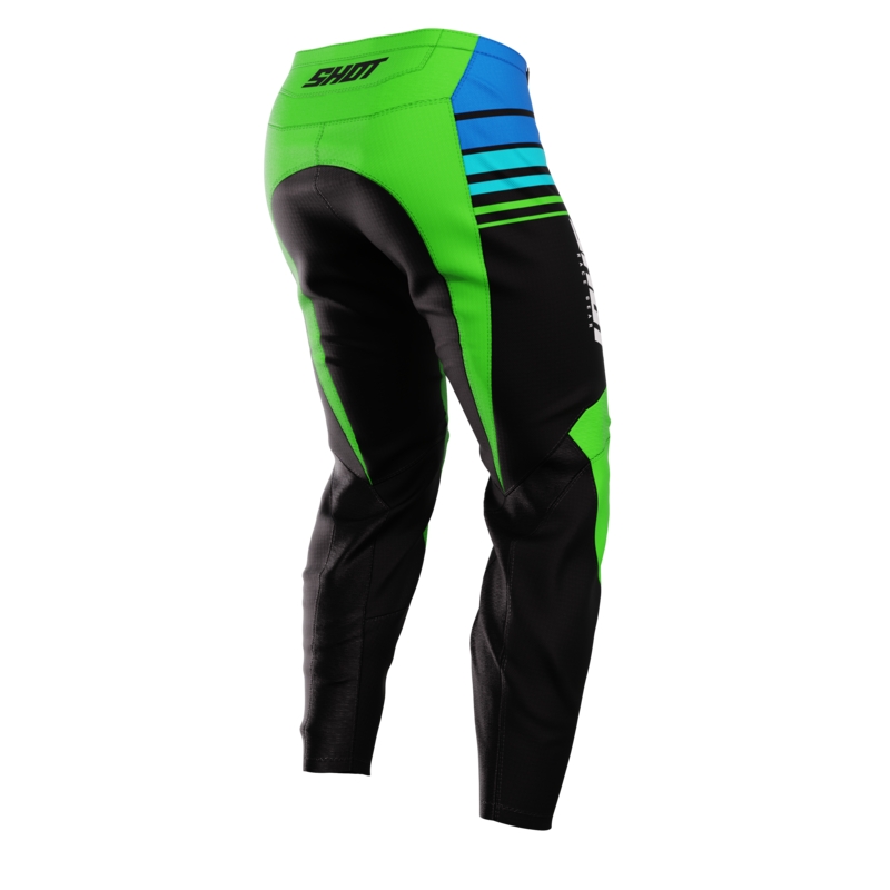 Kinder motorcrossbroek Shot Peak Groen uitverkoop