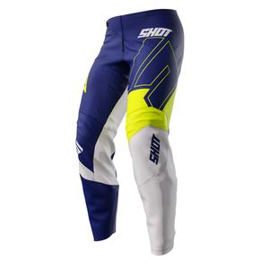 Kinder motorcrossbroek Shot Rush blauw uitverkoop