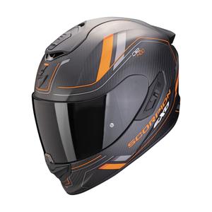 Integraalhelm Scorpion EXO-1400 EVO II CARBON AIR MIRAGE mat zwart-oranje