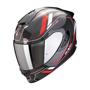 Integraalhelm Scorpion EXO-1400 EVO II CARBON AIR MIRAGE zwart-rood-wit