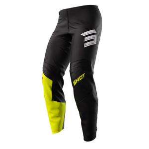 Motorcrossbroek Shot Draw Squad fluo geel uitverkoop