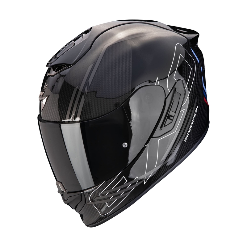 Integraalhelm Scorpion EXO-1400 EVO II CARBON AIR REIKA zwart-zilver-blauw uitverkoop