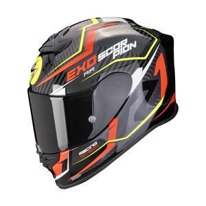 Integraalhelm Scorpion EXO-R1 EVO AIR COUP zwart-rood-fluogeel