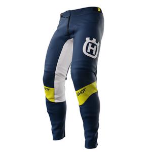 Motorcross Broek Shot Aerolite Husqvarna LE 2024 blauw uitverkoop