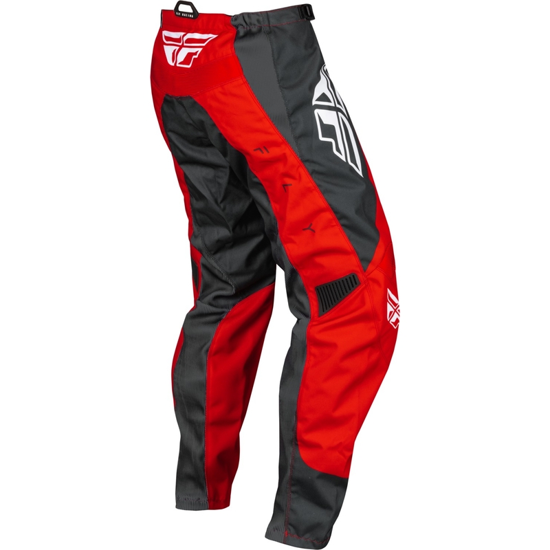 Motorcrossbroek FLY Racing F-16 rood-grijs-wit