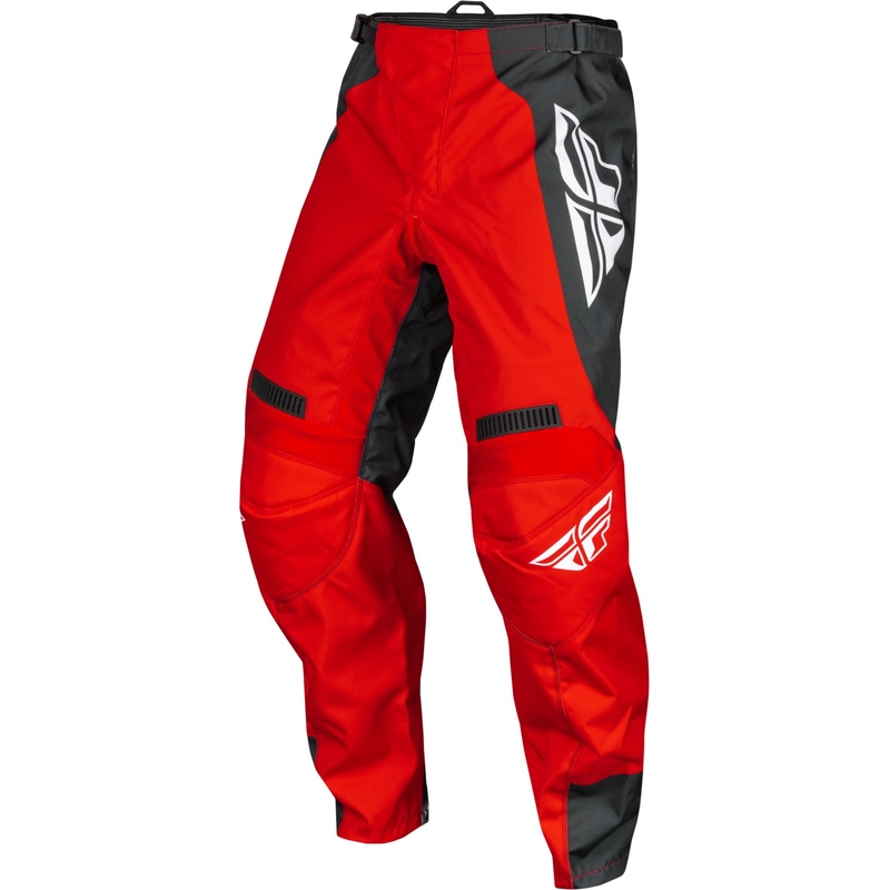 Motorcrossbroek FLY Racing F-16 rood-grijs-wit