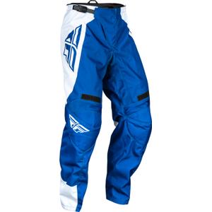 Motorcrossbroek FLY Racing F-16 2024 blauw en wit